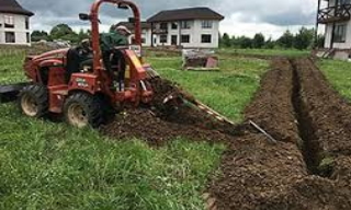Копка траншей для водопровода в Североморске: цена за метр от 937 руб.