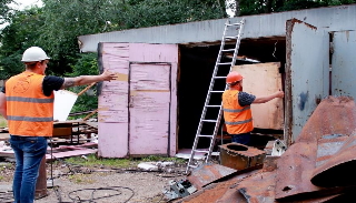 Демонтаж гаражей в Североморске, цена от 1770 руб. – услуги под ключ от 2Землекопа-Свм