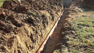 Копка траншей для водопровода в Североморске: цена за метр от 937 руб.